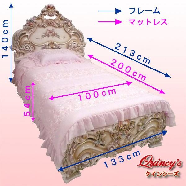 クラシックロココ調　QUEENベッド BC-105-1 クラシックロココ調QUEENベッド BC-105-1