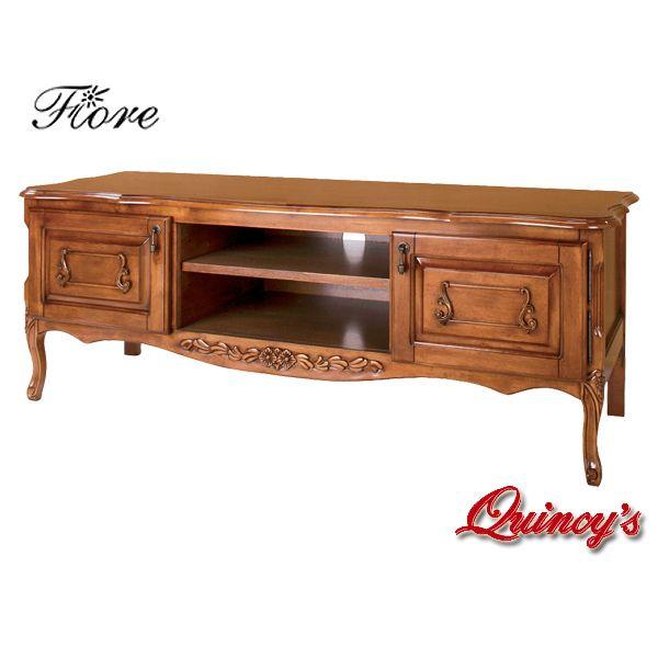 Y-827】 フィオーレ テレビボード（ブラウン・140cm巾）