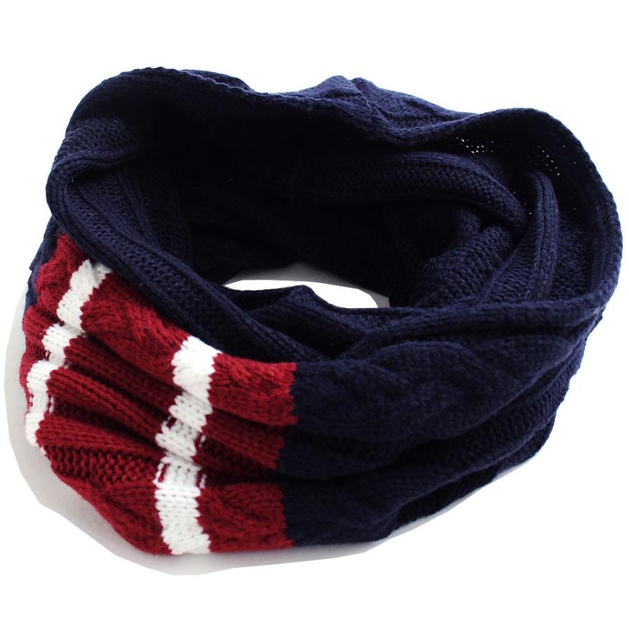 50%OFFセール】 ケーブル編み ニット スヌード メンズ マフラー ネック