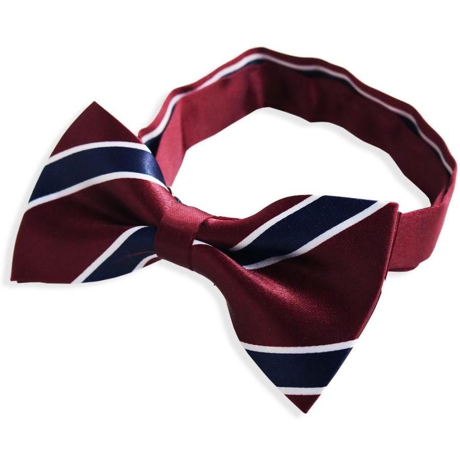 蝶ネクタイ ジュニア キッズ 女性用 ストライプ 卒園式 入学式 結婚式 ステージ衣装 送料無料 07 0004 クインテット ヤフー店 通販 Yahoo ショッピング