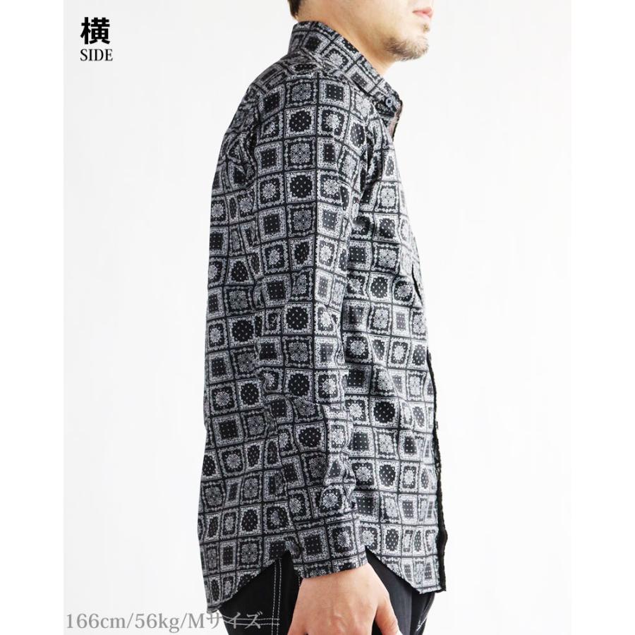 ザックバルガス バンダナ柄 シャツ ザックバルガス バンダナ柄 シャツ