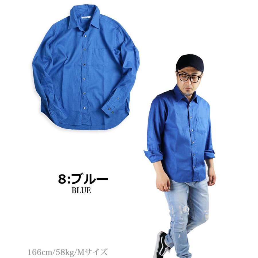 vintage el（ヴィンテージイーエル） リネンシャツ メンズ 綿麻シャツ