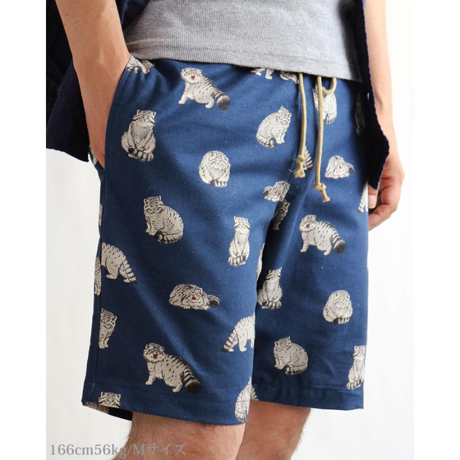 新品未使用☆【tovho】ハンド ペイント ショート 短パン☆ブルー☆Lサイズ 新品未使用☆【tovho】ハンド ペイント ショート 短パン☆ブルー