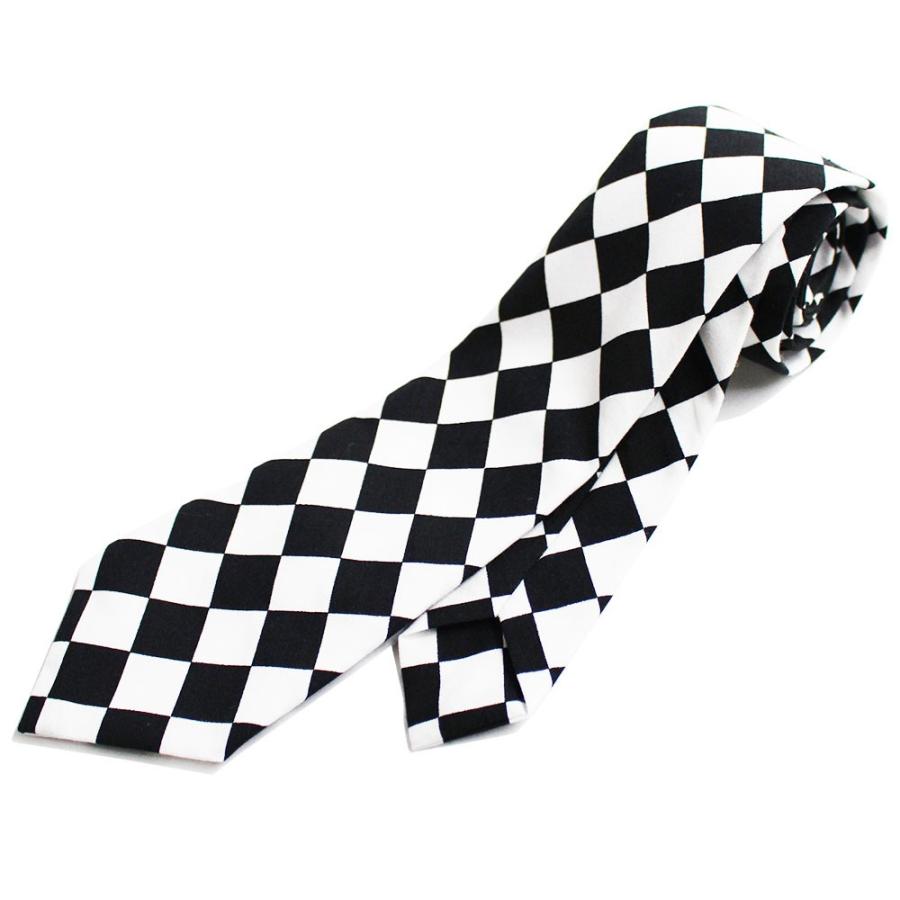 ネクタイ メンズ レディース チェッカー柄 市松柄 市松模様 チェッカー