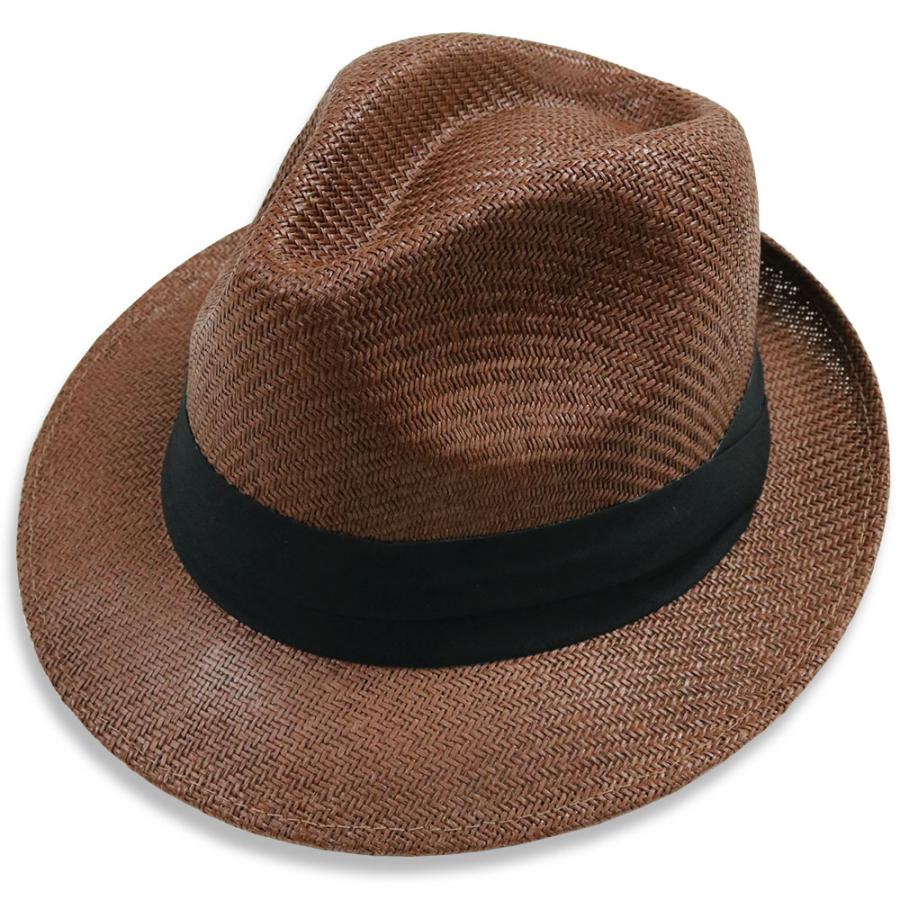 新品未使用品　SCHA 麦わら帽子　ストローハット 麦わら帽子 レディース ストローハット Backリボン麦カンカン帽