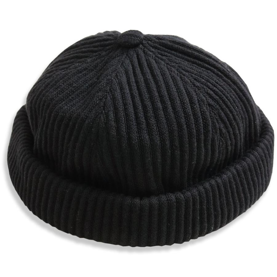 フランス ビンテージ　手編みの帽子 フィッシャーマンキャップ メンズ リブ編み ニット キャップ 帽子 HAT