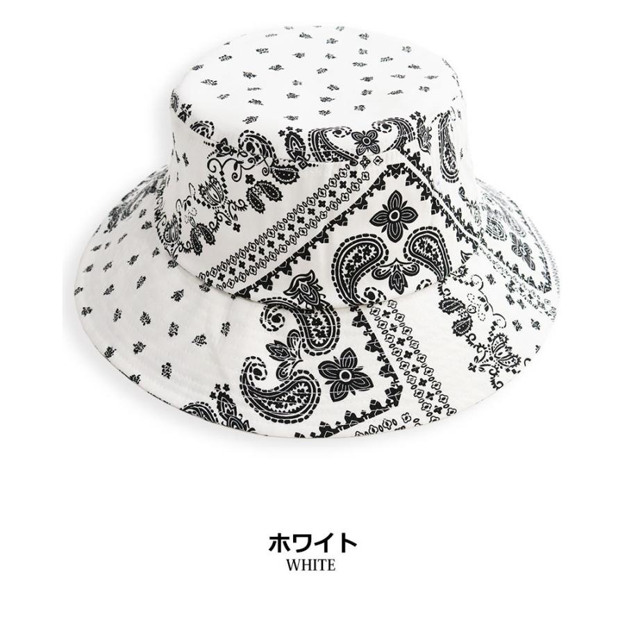 バンダナ柄 バケットハット メンズ レディース エスニック ペイズリー