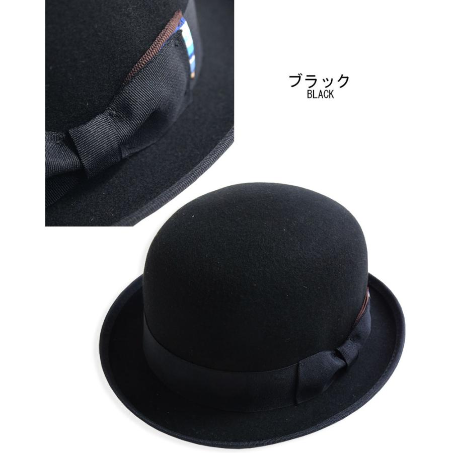 ウール ボーラーハット メンズ レディース ハット 山高帽 ウール ボーラーハット メンズ レディース ハット 山高帽