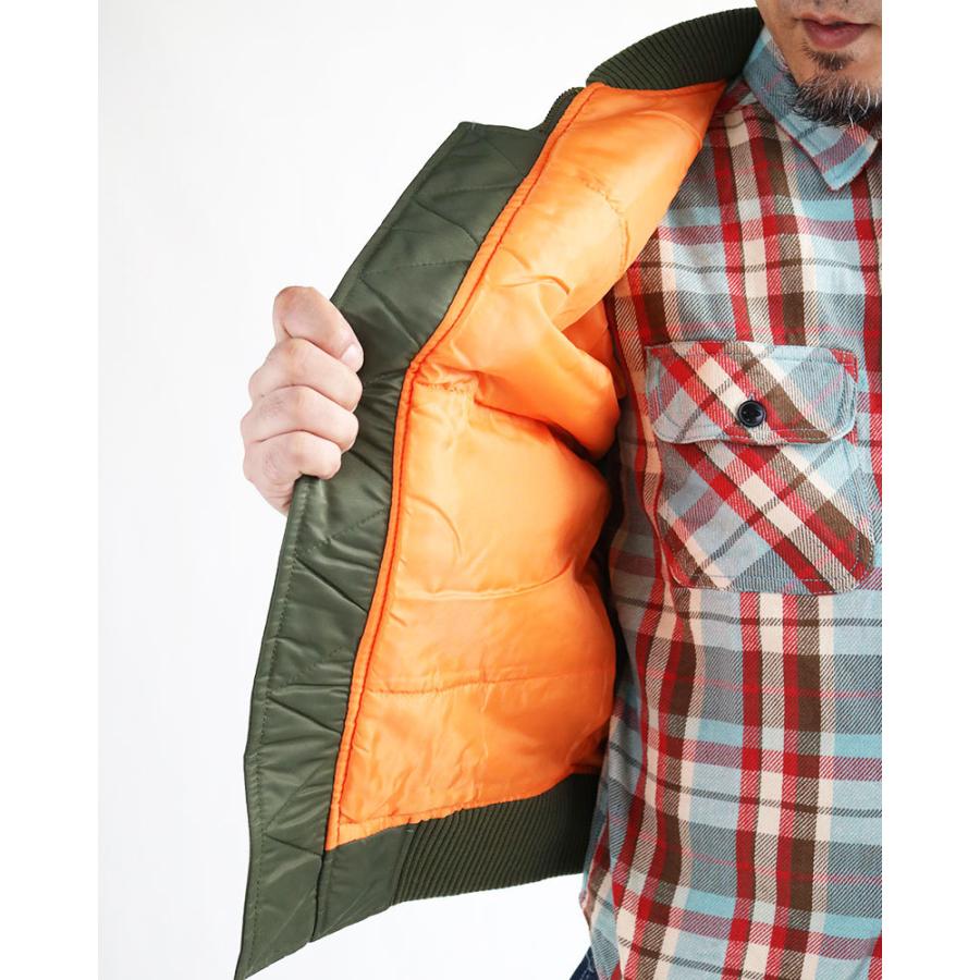 MA-1 メンズ ミリタリージャケット 中綿 フライトジャケット メンズ