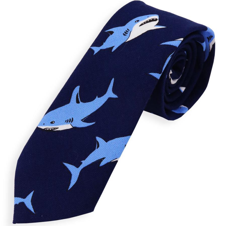 サメ柄 ネクタイ 日本製 6cm幅 細め ナロータイ 紳士 メンズ ビジネス ユニフォーム スリムタイ 37 Nt 0005 クインテット ヤフー店 通販 Yahoo ショッピング