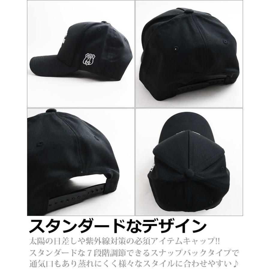 ROUTE66 アメリカン スナップバックキャップ メンズ レディース