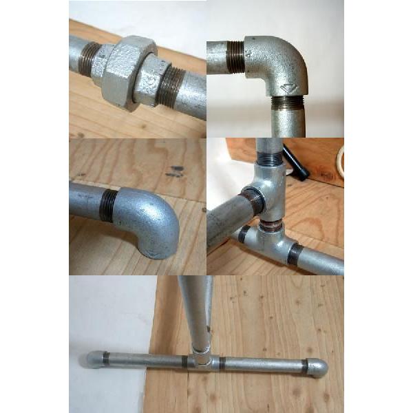 業務用 水道管 ガス管ハンガーラック Mサイズ 130cm【送料無料