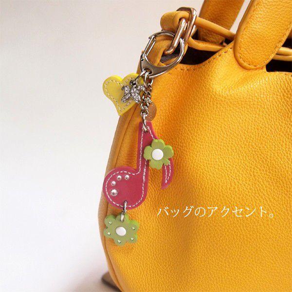 キーホルダー レディース かわいい 本革 日本製 音符 イニシャル キーホルダー レディース かわいい 本革 日本製 音符 イニシャル