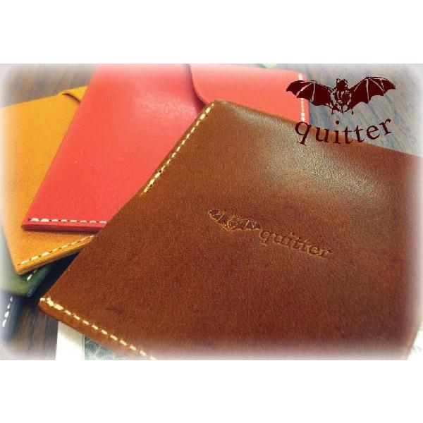 財布 カードケース おしゃれ メンズ 革 quitter ポケットイン