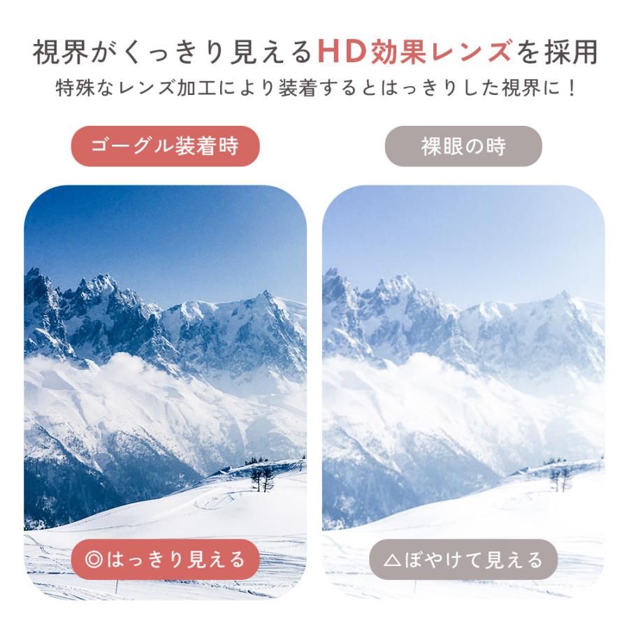 Qunature スキー スノーボード ゴーグル キッズ ミラー 球面 ダブル