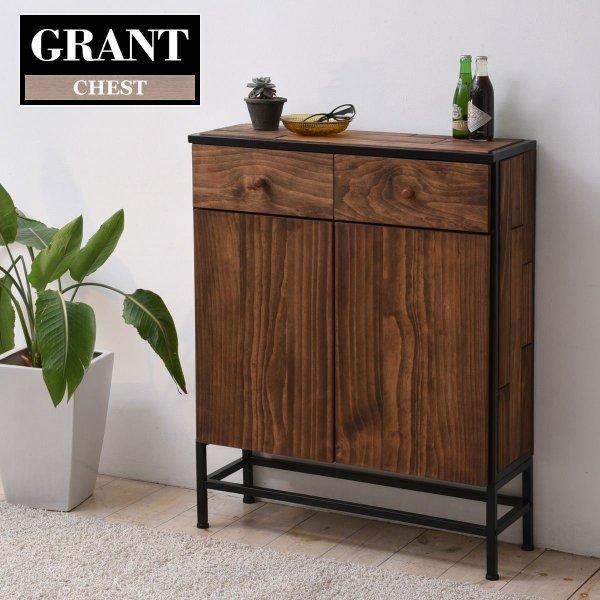 キャビネット サイドボード 薄型 スリム 幅80 リビング 収納 おしゃれ リビングボード 引き出し アイアン ヴィンテージ 本棚 大容量 木製 5bh6grc 785 Quoli 通販 Yahoo ショッピング