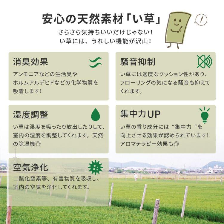 い草 上敷き カーペット 夏 フリーカット 撥水 4畳半 本間 防カビ ペット対応 い草カーペット 抗菌 防臭 正方形 ござ 夏用 ラグ おしゃれ 花ござ いぐさ_8