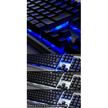 サンワサプライ バックライト機能付きキーボード SKB-WAR3_1
