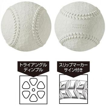 ウィルマックス 軟式練習ボール M号(12個入り) BB70-63の画像