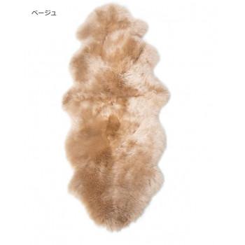 ムートンフリース 長毛タイプ 約58×175cm LWR00517　BE・ベージュ