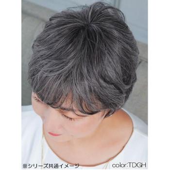 ☆プリシラ 帽子ウィッグリラックスショート 耐熱 グレイヘア BO-01