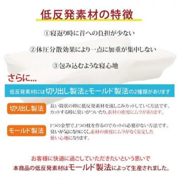 いびき軽減低反発枕 ネイビー 約64×35cm 1193440372416_6