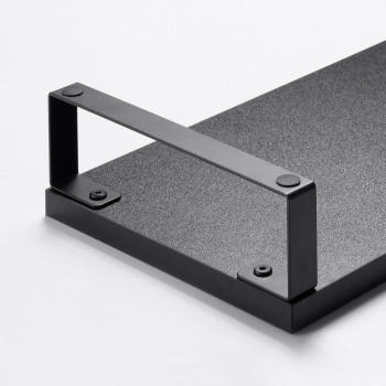 サンワサプライ 木製机上ラック W1000 ブラック MR-LC314BKの画像
