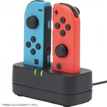 SWITCHJoy-Con用 コントローラー充電スタンド ブラック CY-NSJCCS-BK