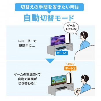 サンワサプライ 8K対応HDMI切替器(4入力・1出力) SW-HDR8K41L_2
