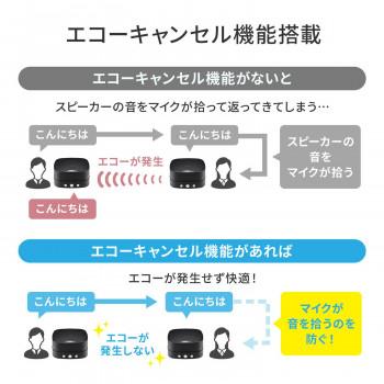 サンワサプライ WEB会議小型スピーカーフォン 連結可能 MM-MC35N_5