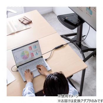 サンワサプライ HDMI-DisplayPort変換アダプタ(8K/30Hz) AD-HD32DP