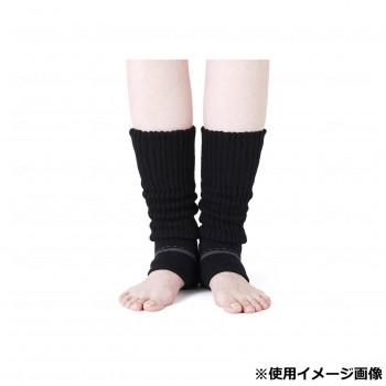 岡本 まるでこたつレッグウォーマー ブラック フリー 533-992-99-90