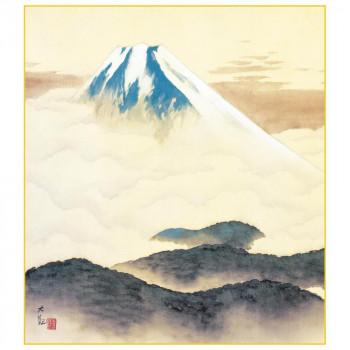 色紙 横山大観 霊峰不二 24.2×27.2cm K10-009 : QUOLI - 通販 - Yahoo