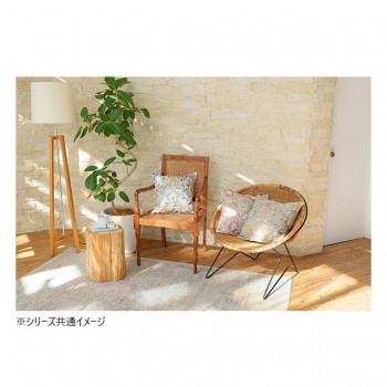 川島織物セルコン Morris Design Studio ウィルヘルミナ 背当クッションカバ- 45X45cm LL1745 B ブルーの画像