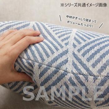 （2個組）インド綿背当てクッション クラック 約45×45cm NV 270080671_3