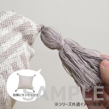 （2個組）インド綿背当てクッション クラック 約45×45cm NV 270080671_4