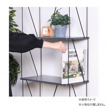 不二貿易 C/D:67324 EZBOワイヤーラック5段 60幅 ダークグレーの画像