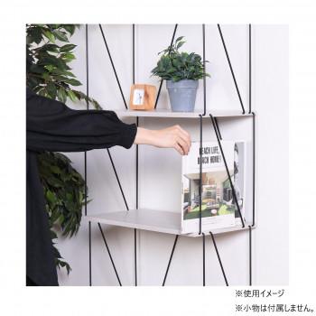 不二貿易 C/D:67328 EZBOワイヤーラック5段 60幅 ホワイトオークの画像