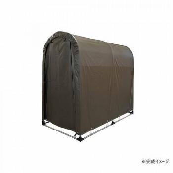 南榮工業 サイクルハウス 2台用(SB) スーパーブラウン_1