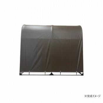 南榮工業 サイクルハウス 2台用(SB) スーパーブラウン_6