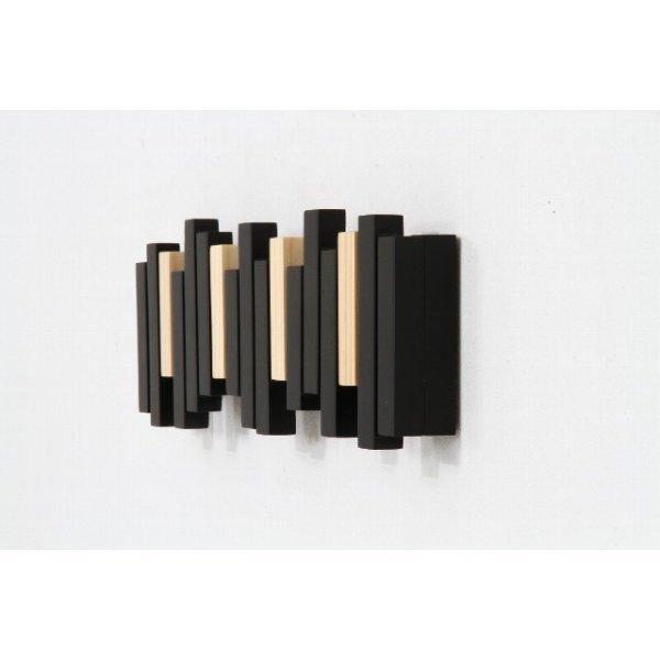 ウォールハンガー おしゃれ ハンガーラック 木製 コートハンガー 子供 頑丈 玄関 4連 壁 壁掛け フック コート 折りたたみ ブラック Fjbk1132 Quoli 通販 Yahoo ショッピング