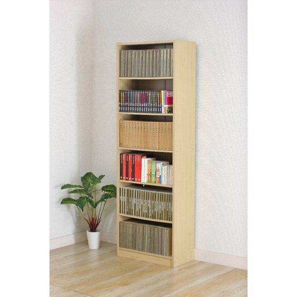 本棚 大容量 カラーボックス 薄型 収納 おしゃれ スリム サイズ 棚 木製 リビング オープンラック 収納棚 ハイタイプ 漫画 幅60 Fjbk1149 Quoli 通販 Yahoo ショッピング