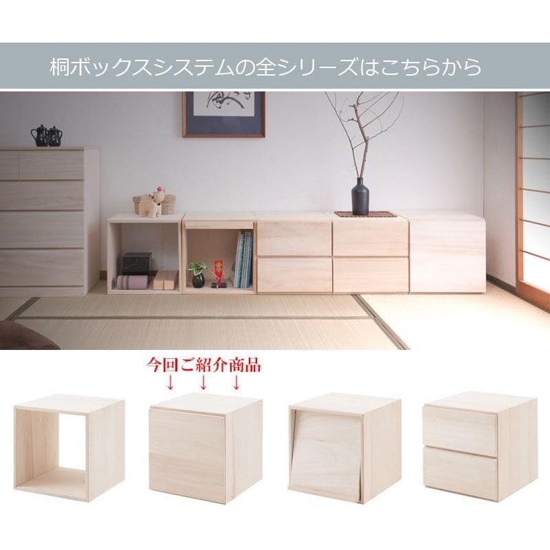 キューブボックス 本棚 完成品 扉付き 収納 木製 40 奥行40 小型 天然