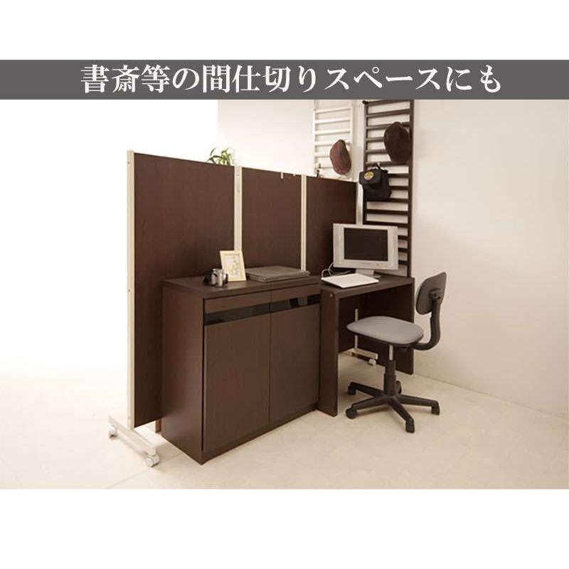 パーテーション 3連 キャスター オフィス 間仕切り パーティション