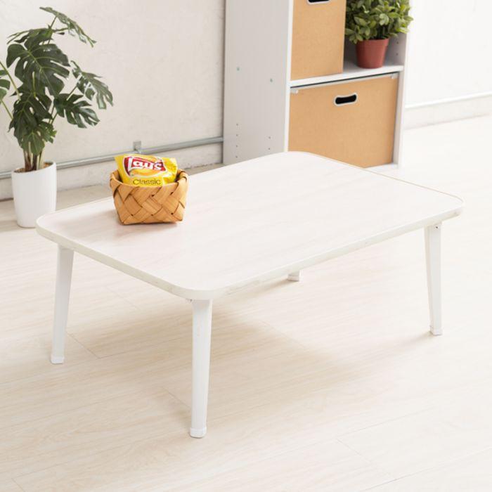 ローテーブル 折りたたみ 軽量 一人暮らし ミニ 脚 幅75 小さめ 木目