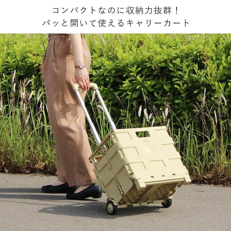 キャリーカート 軽量 折りたたみ 買い物 コンテナ キャリー アウトドア