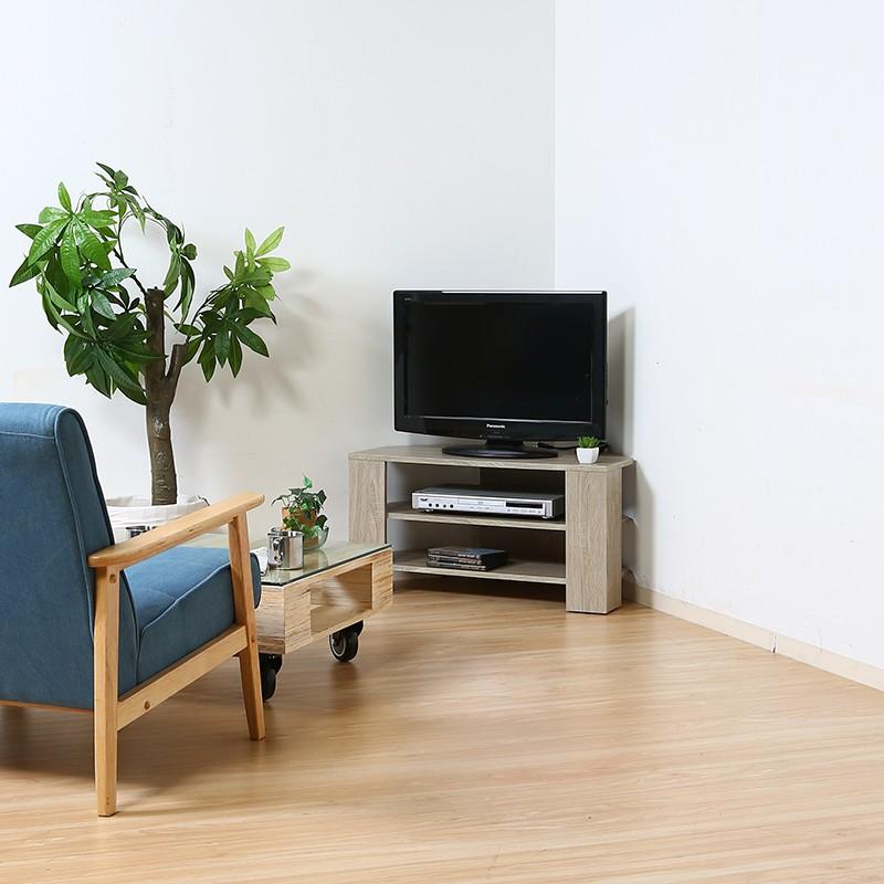テレビ台 ローボード コーナー 収納 24インチ 80cm 幅 テレビボード TV