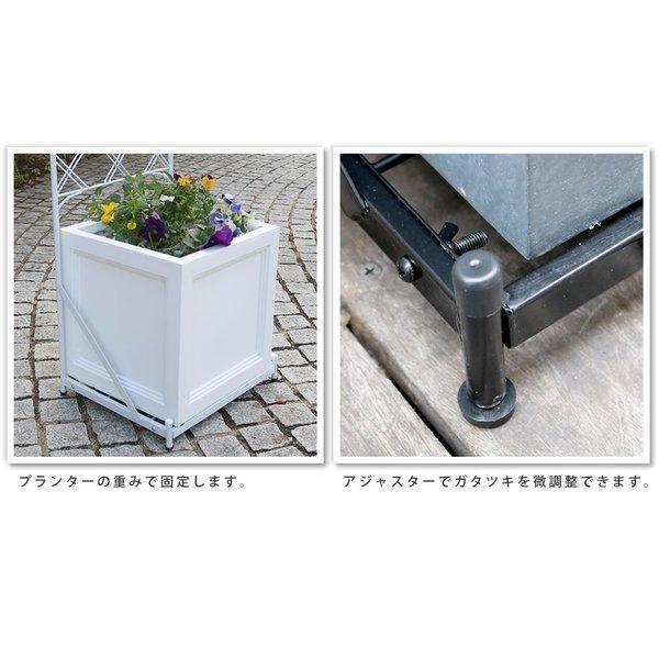 プランターフェンス プランター台付きフェンス プランター菜園 プランタースタンド プランター 台 長方形 おしゃれ 屋外 花 フェンス 野菜 グリーンカーテン Styif Fp017 Quoli 通販 Yahoo ショッピング