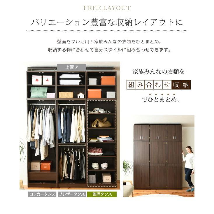 クローゼット 収納 扉 棚 木製 ロッカー 目隠し 可動棚 幅60 壁面収納
