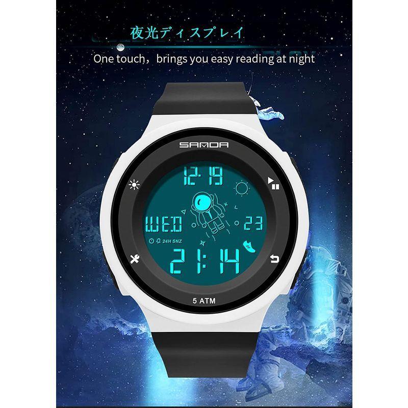 腕時計 メンズ スポーツ腕時計 文字盤の大きい腕時計 腕時計 デジタルランキング 夜光 防水 アラーム ストップウォッチカジュアルウォッチ Quonショップ 通販 Yahoo ショッピング